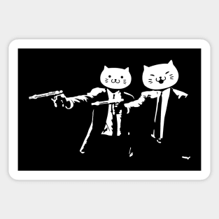 Kitty Pulp Fiction Sticker